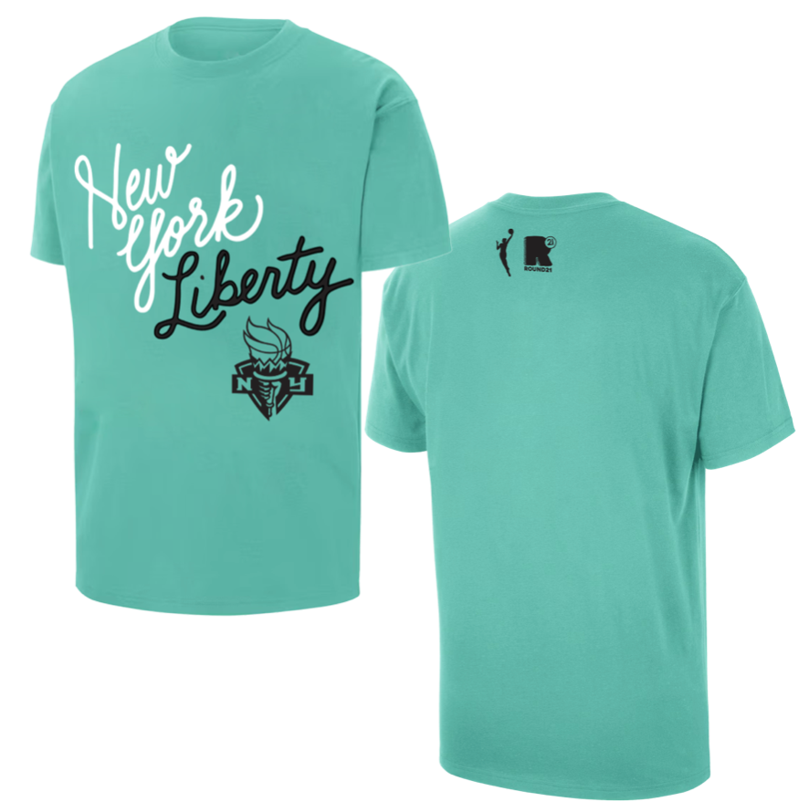 NY Liberty Script Tee
